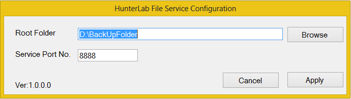 path is already configured as a root folder